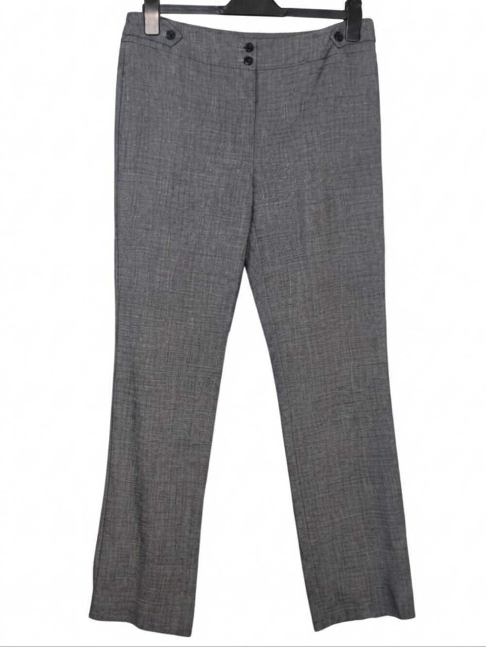 Le Château Grey Mélange Tailored Dress Pants Careerwear Womens Size 9/10 Slim